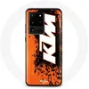 Image de Coque pour Samsung Galaxy S20 Ultra KTM Logo blanc fond orange Maniacase