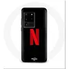 Image de Coque pour Samsung Galaxy S20 Ultra Netflix Logo rouge fond noir Maniacase