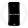 Image de Coque pour Samsung Galaxy J5 2017 Squid Game logo Fond Noir Maniacase