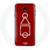 Image de Coque pour Samsung Galaxy J5 2017 Squid Game logo symboles cercle carre triangle Fond Rouge Maniacase