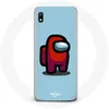 Image de Coque pour Samsung Galaxy A10 Among Us jeu vidéo Fond bleu Maniacase