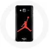 Image de Coque pour Samsung Galaxy J7 Air Jordan Logo Rouge Maniacase