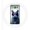 Image de Coque pour Samsung Galaxy J7 Chat Lunettes violettes Style Maniacase