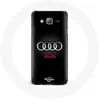 Image de Coque pour Samsung Galaxy J7 Audi Logo Métal fond noir Maniacase