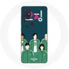 Image de Coque pour samsung galaxy A71 Squid Game Affiche personnages Art Maniacase