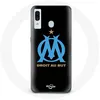 Image de Coque pour Samsung Galaxy A40 Logo Olympique de Marseille Fond Noir Maniacase