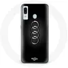 Image de Coque pour Samsung Galaxy A40 Audi Logo cache moyeu fond noir Maniacase