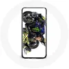 Image de Coque pour Samsung Galaxy Grand Prime Valentino Rossi Pilote de vitesse fond blanc Maniacase