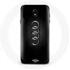 Image de Coque pour Samsung Galaxy S4 Audi Logo cache moyeu fond noir Maniacase