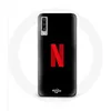 Image de Coque pour Samsung Galaxy A50 Netflix Logo rouge fond noir Maniacase
