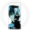 Image de Coque pour Samsung Galaxy s10 edge Tokyo Ghoul Visage Moitié Maniacase
