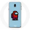 Image de Coque pour Samsung Galaxy S5 Among Us jeu vidéo Fond bleu Maniacase