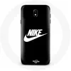 Image de Coque pour Samsung Galaxy S4 Nike Logo blanc fond Noir Maniacase