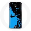 Image de Coque pour Samsung Galaxy S4 Nike Logo Bleu et Noir Maniacase
