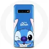 Image de Coque pour Samsung Galaxy s10 edge Stitch mignon fond bleu Maniacase