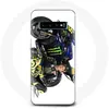 Image de Coque pour Samsung Galaxy s10 edge Valentino Rossi Pilote de vitesse fond blanc Maniacase