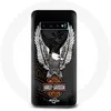 Image de Coque pour Samsung Galaxy s10 edge Harley Davidson aigle logo Maniacase