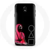 Image de Coque pour Samsung Galaxy S4 Squid Game Masques Triangle carré et Cercle Maniacase