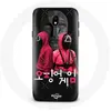 Image de Coque pour Samsung Galaxy S4 Squid Game Affiche masques soldats logo coréen Maniacase