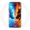 Image de Coque pour Samsung Galaxy S5 Loup de Glace et de feu Maniacase