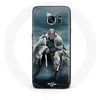 Image de Coque pour Samsung Galaxy S6 Vikings Série Saison 6 Ragnar Lothbrok logo V Epée Gris Fond Brouillard Maniacase