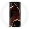 Image de Coque pour Samsung Galaxy A50 Squid Game Soldat Rouge avec Masque Triangle Maniacase