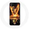 Image de Coque pour Xiaomi Redmi 9C Vikings Série Saison 6 logo V Epée de Feu Fond Noir Maniacase
