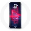 Image de Coque pour Samsung Galaxy A6 2018 Stranger Things Logo Transparent Saison 4 Bande annonce 2022 Maniacase