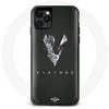 Image de Coque pour Iphone 11 Pro Max Vikings Série Saison 6 logo V Epée Gris Fond Noir Maniacase