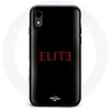 Image de Coque pour Iphone XR Elite Saison 5 Logo Rouge Fond Noir Maniacase