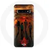 Image de Coque pour Samsung Galaxy S10 Stranger Things Saison 4 Affiche Art Equipages de la Nouvelle Théorie Maniacase