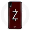 Image de Coque pour Iphone XS Max Ozark Saison 4 Logo Z Blanc Fond Rouge Maniacase