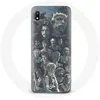 Image de Coque pour Samsung Galaxy A10 Game of Thrones Saison 8 Le Trône de Fer Affiche Personnages Fond Gris Maniacase