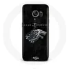 Image de Coque pour Samsung Galaxy S7 Edge Game of Thrones Saison 8 Le Trône de Fer La maison Stark Logo L'hiver arrive Maniacase