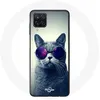 Image de Coque pour Samsung Galaxy A42 5G Chat lunettes Style Maniacase