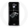 Image de Coque pour Samsung Galaxy A6 2018 Game of Thrones Saison 8 Le Trône de Fer La maison Stark Logo L'hiver arrive Maniacase
