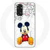 Image de Coque pour Xiaomi Redmi Note 11S 4G Mickey Mouse Fleurs Coeurs Maniacase
