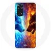 Image de Coque pour Xiaomi Redmi Note 11S 4G Loup de Glace et de feu Maniacase