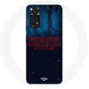 Image de Coque pour Xiaomi Redmi Note 11 4G Stranger Things logo Fond Bleu de la saison 2 Maniacase
