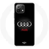 Image de Coque pour Xiaomi Mi 11 Lite Audi Logo Métal fond noir Maniacase