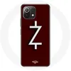 Image de Coque pour Xiaomi Mi 11 Lite Ozark Saison 4 Logo Z Blanc Fond Rouge Maniacase