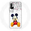 Image de Coque pour Xiaomi Redmi Note 10 5G Mickey Mouse Fleurs Coeurs Maniacase