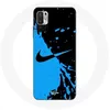 Image de Coque pour Xiaomi Poco M3 Pro Nike Logo Bleu et Noir Maniacase