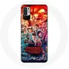 Image de Coque pour Xiaomi Redmi Note 10 5G Stranger Things Teaser Saison 4 Affiche Personnages Art Maniacase