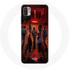 Image de Coque pour Xiaomi Redmi Note 10 5G Stranger Things Affiche Equipages Fan Art Saison 4 Maniacase