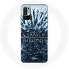 Image de Coque pour Xiaomi Poco M3 Pro Game of Thrones saison 8 Episode 1 Le Trône de Fer Personnages logo Gris Maniacase
