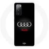 Image de Coque pour Samsung Galaxy S20 FE Audi Logo Métal fond noir Maniacase