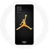 Image de Coque pour Samsung Galaxy A51 5G Air Michael Jordan Logo Jaune Maniacase