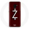 Image de Coque pour Samsung Galaxy A8 Plus Ozark Saison 4 Logo Z Blanc Fond Rouge Maniacase