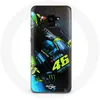 Image de Coque pour Samsung Galaxy A8 Plus Valentino Rossi Pilote de course Moto GP Maniacase